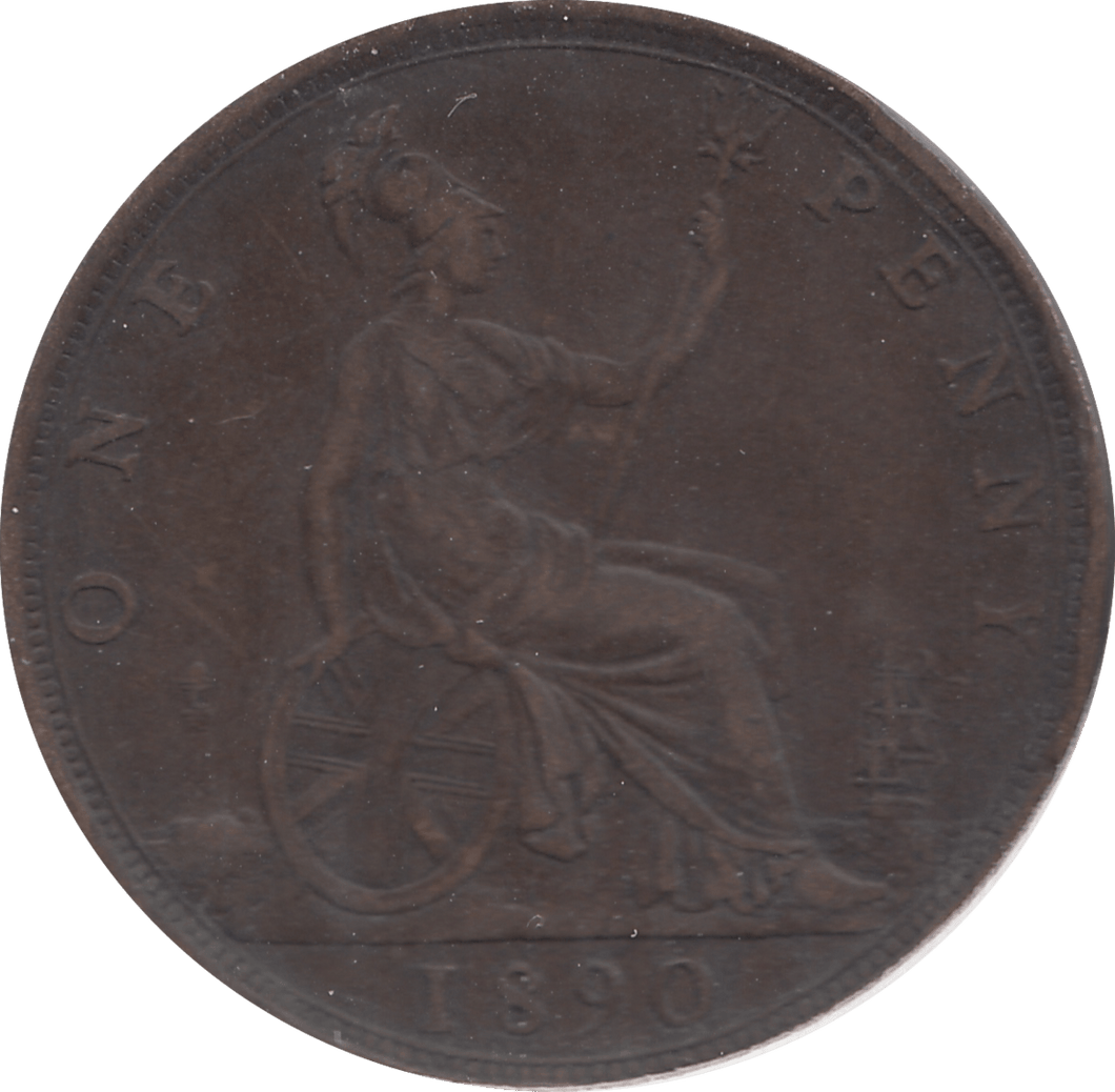 1890 PENNY ( GF ) B - Penny - Cambridgeshire Coins