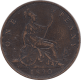 1890 PENNY ( GF ) - Penny - Cambridgeshire Coins