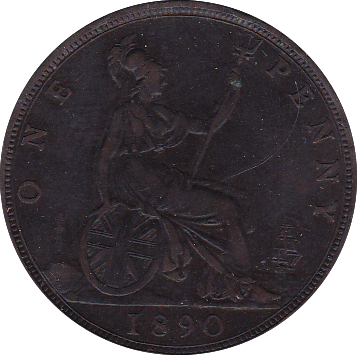 1890 PENNY ( GF ) - Penny - Cambridgeshire Coins