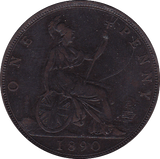 1890 PENNY ( GF ) - Penny - Cambridgeshire Coins