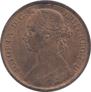 1890 PENNY ( UNC ) B - Penny - Cambridgeshire Coins