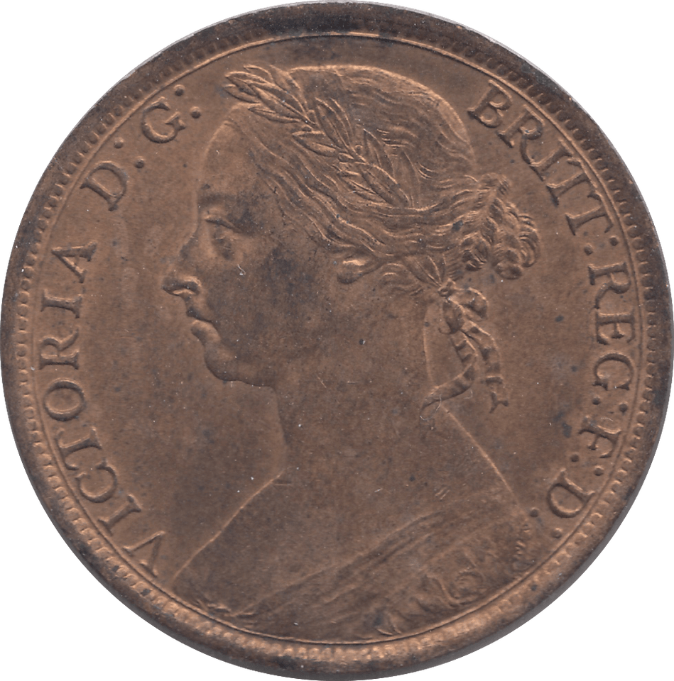 1890 PENNY ( UNC ) B - Penny - Cambridgeshire Coins
