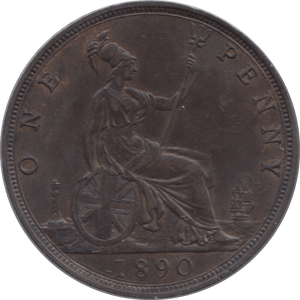 1890 PENNY ( UNC ) - Penny - Cambridgeshire Coins