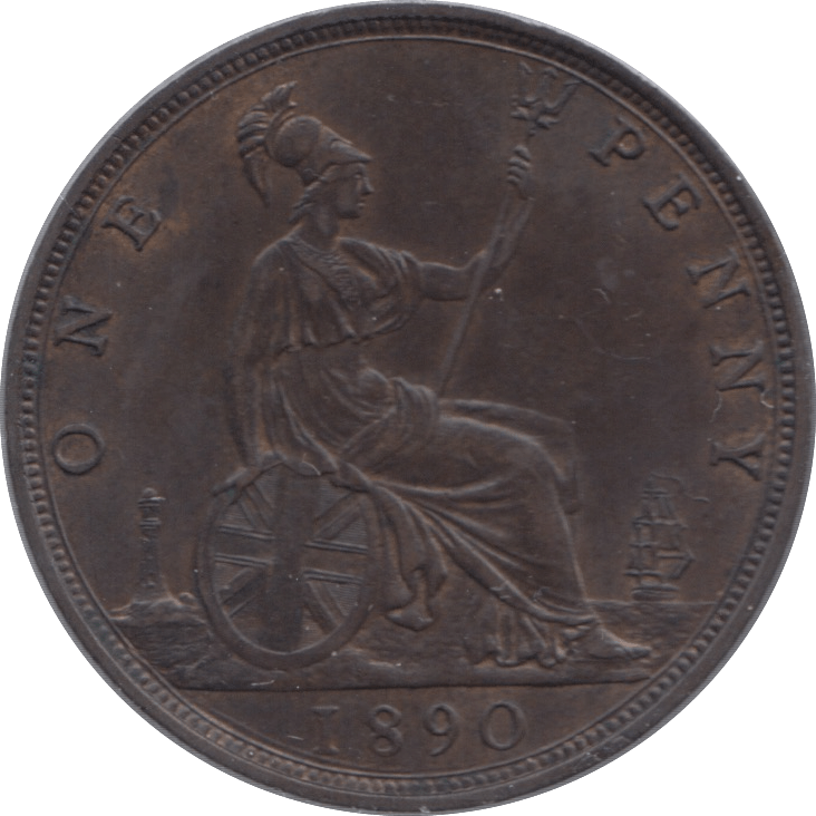 1890 PENNY ( UNC ) - Penny - Cambridgeshire Coins