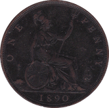 1890 PENNY ( VF ) - Penny - Cambridgeshire Coins