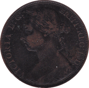 1890 PENNY ( VF ) - Penny - Cambridgeshire Coins