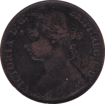 1890 PENNY ( VF ) - Penny - Cambridgeshire Coins