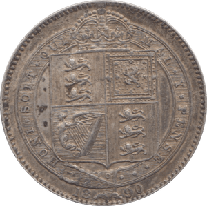 1890 SHILLING ( EF ) 23 - Shilling - Cambridgeshire Coins