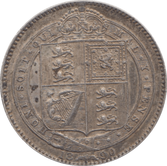 1890 SHILLING ( EF ) 23 - Shilling - Cambridgeshire Coins