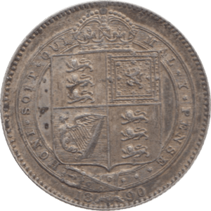 1890 SHILLING ( EF ) 23 - Shilling - Cambridgeshire Coins