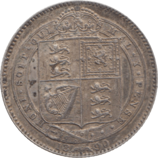 1890 SHILLING ( EF ) 23 - Shilling - Cambridgeshire Coins