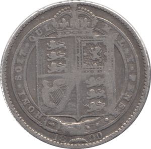 1890 SHILLING ( FINE ) - Shilling - Cambridgeshire Coins