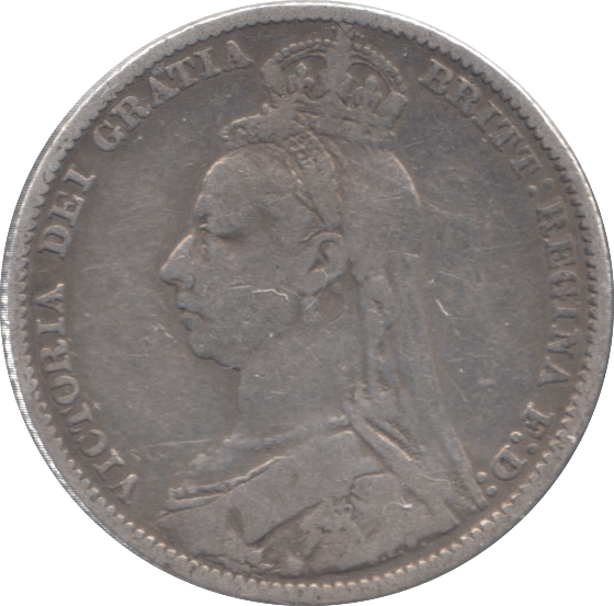 1890 SHILLING ( FINE ) - Shilling - Cambridgeshire Coins