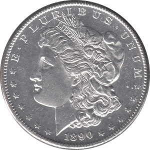 1890 SILVER MORGAN DOLLAR SAN FRANCISCO MINT - SILVER WORLD COINS - Cambridgeshire Coins