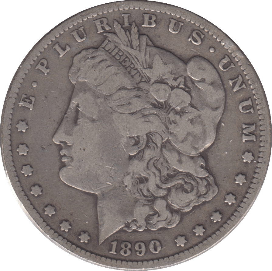 1890 SILVER MORGAN DOLLAR USA CARSON CITY MINT - SILVER WORLD COINS - Cambridgeshire Coins