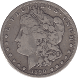 1890 SILVER MORGAN DOLLAR USA CARSON CITY MINT - SILVER WORLD COINS - Cambridgeshire Coins