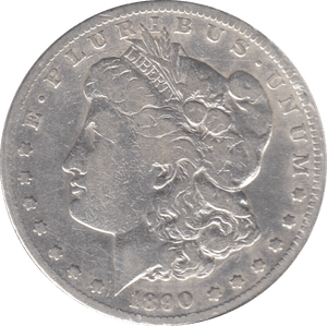 1890 SILVER MORGAN DOLLAR USA CARSON CITY MINT - SILVER WORLD COINS - Cambridgeshire Coins