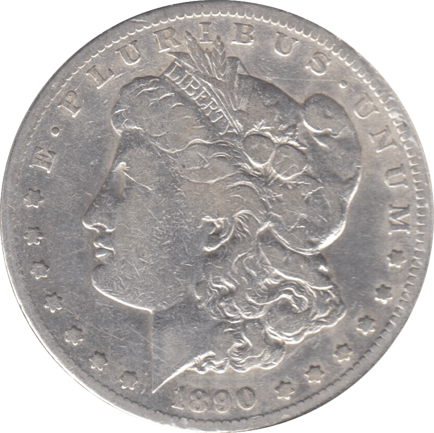 1890 SILVER MORGAN DOLLAR USA CARSON CITY MINT - SILVER WORLD COINS - Cambridgeshire Coins