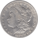 1890 SILVER MORGAN DOLLAR USA CARSON CITY MINT - SILVER WORLD COINS - Cambridgeshire Coins