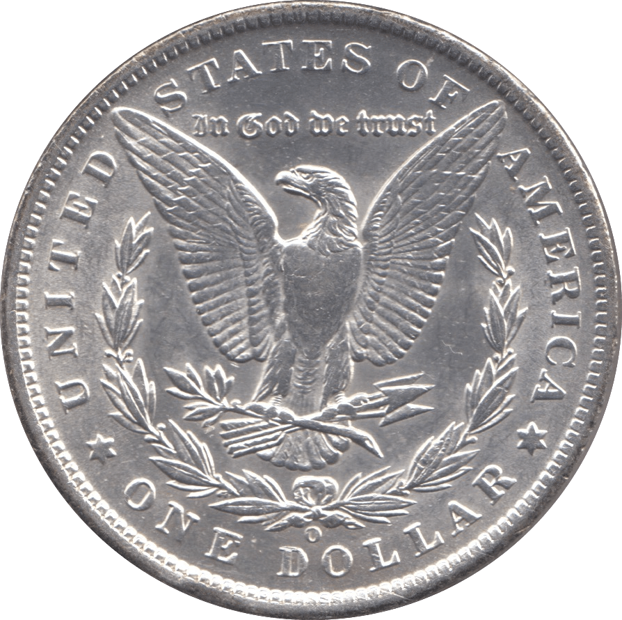 1890 SILVER MORGAN DOLLAR USA NEW ORLEANS MINT - SILVER WORLD COINS - Cambridgeshire Coins