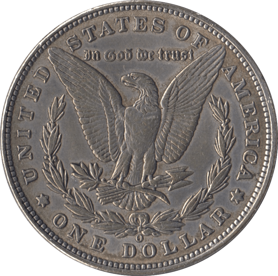 1890 SILVER MORGAN DOLLAR USA NEW ORLEANS MINT - SILVER WORLD COINS - Cambridgeshire Coins