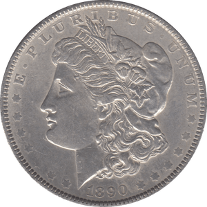 1890 SILVER MORGAN DOLLAR USA SAN FRANCISCO MINT 4 - SILVER WORLD COINS - Cambridgeshire Coins