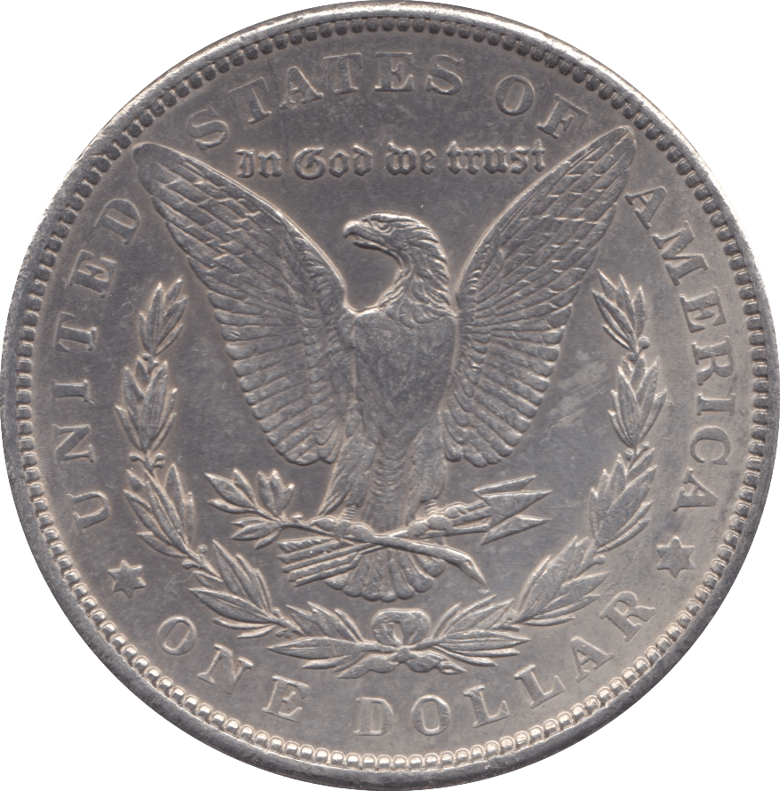 1890 SILVER MORGAN DOLLAR USA SAN FRANCISCO MINT 4 - SILVER WORLD COINS - Cambridgeshire Coins