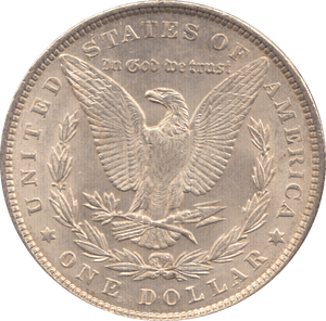 1890 SILVER MORGAN DOLLAR USA - SILVER WORLD COINS - Cambridgeshire Coins