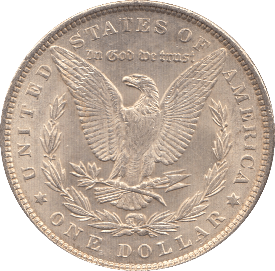 1890 SILVER MORGAN DOLLAR USA - SILVER WORLD COINS - Cambridgeshire Coins