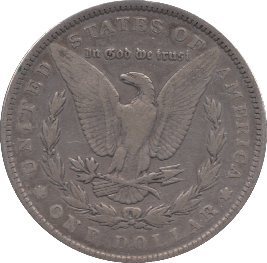 1890 SILVER MORGAN DOLLAR USA - SILVER WORLD COINS - Cambridgeshire Coins