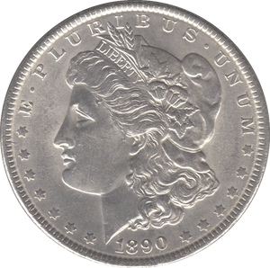 1890 SILVER MORGAN DOLLAR - SILVER WORLD COINS - Cambridgeshire Coins