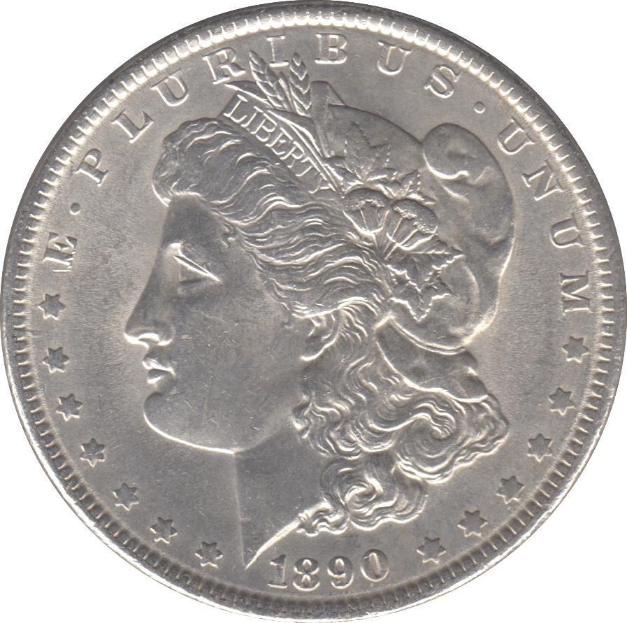 1890 SILVER MORGAN DOLLAR - SILVER WORLD COINS - Cambridgeshire Coins