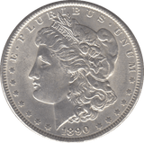1890 SILVER MORGAN DOLLAR - SILVER WORLD COINS - Cambridgeshire Coins