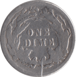 1890 SILVER ONE DIME USA - SILVER WORLD COINS - Cambridgeshire Coins