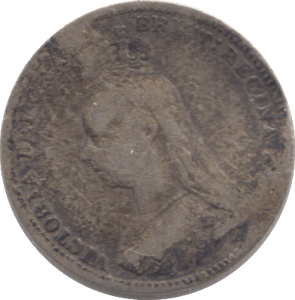 1890 SILVER THREEPENCE ( FAIR ) - Cambridgeshire Coins