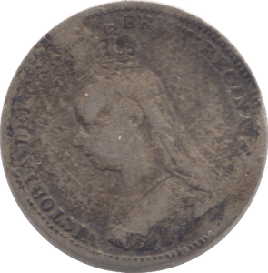 1890 SILVER THREEPENCE ( FAIR ) - Cambridgeshire Coins