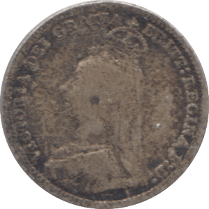 1890 SILVER THREEPENCE ( FINE ) - Threepence - Cambridgeshire Coins