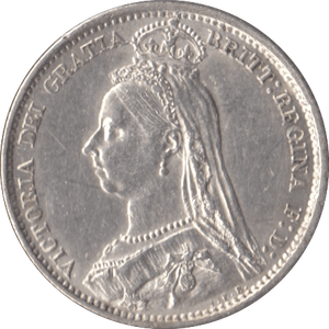 1890 SIXPENCE ( AUNC ) - Sixpence - Cambridgeshire Coins