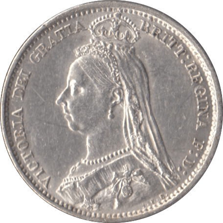 1890 SIXPENCE ( AUNC ) - Sixpence - Cambridgeshire Coins