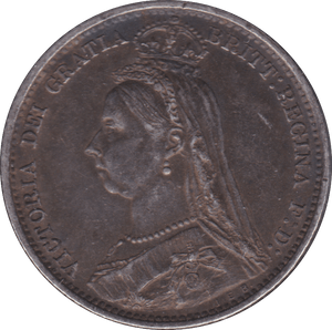 1890 SIXPENCE ( GVF ) - Sixpence - Cambridgeshire Coins