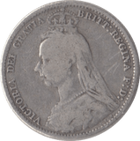 1890 SIXPENCE ( NF ) - Sixpence - Cambridgeshire Coins