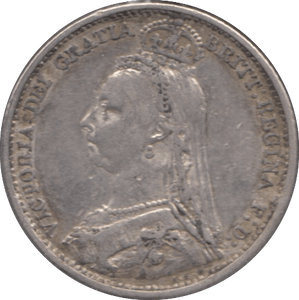 1890 SIXPENCE ( VF ) - Sixpence - Cambridgeshire Coins