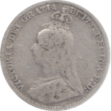 1890 THREEPENCE ( FINE ) 3 - Threepence - Cambridgeshire Coins