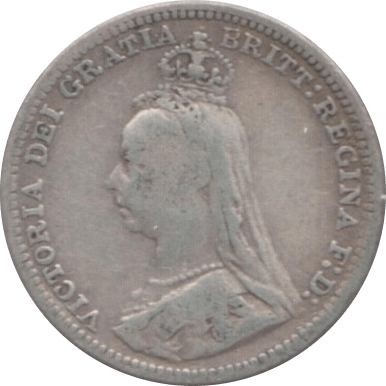 1890 THREEPENCE ( FINE ) - Threepence - Cambridgeshire Coins