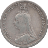 1890 THREEPENCE ( FINE ) - Threepence - Cambridgeshire Coins