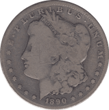 1890 USA SILVER MORGAN DOLLAR NEW ORLEANS MINT - WORLD COINS - Cambridgeshire Coins