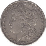 1890 USA SILVER MORGAN DOLLAR PHILADELPHIA MINT - SILVER WORLD COINS - Cambridgeshire Coins