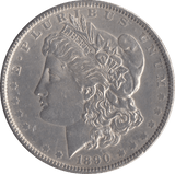 1890 USA SILVER MORGAN DOLLAR PHILADELPHIA MINT - SILVER WORLD COINS - Cambridgeshire Coins