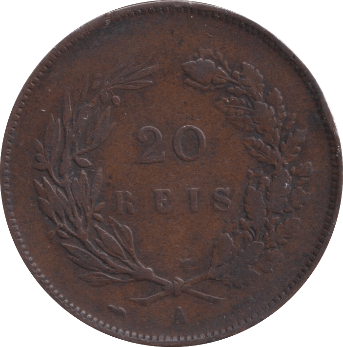 1891 20 REIS PORTUGAL - WORLD COINS - Cambridgeshire Coins