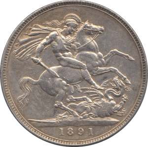 1891 CROWN ( EF ) - Crown - Cambridgeshire Coins